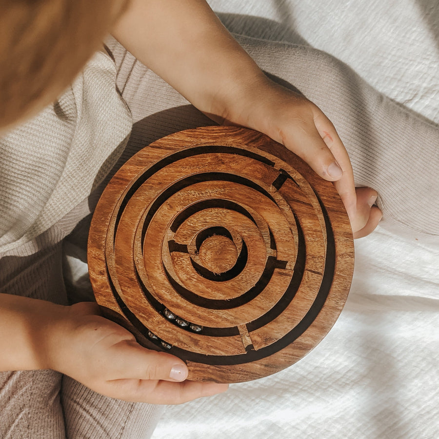 Circle Labyrinth Wooden Toy