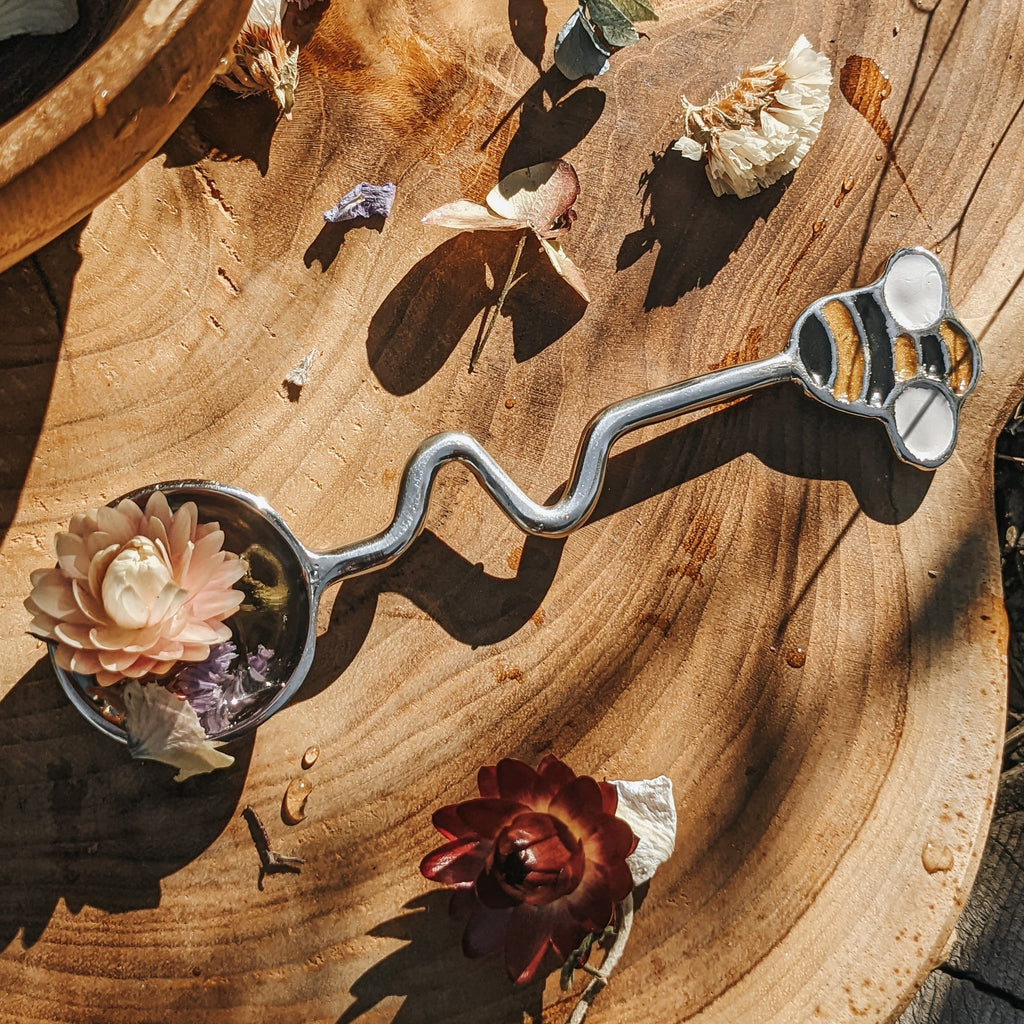  stainless steel honeybee potion scoops