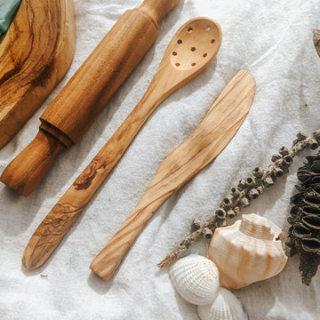 Wooden Spoon and Knife Set