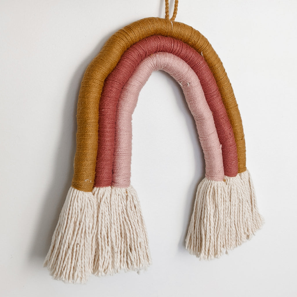 Organic Cotton Rainbow Wall Hanging