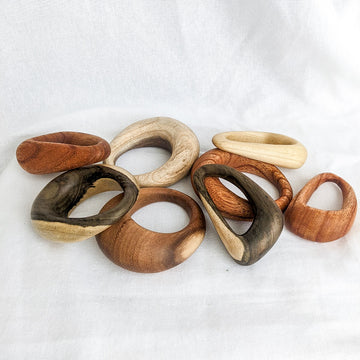 Balls, Rings, & Bowls, Natural Wooden Loose Parts