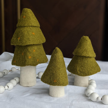 Muskhane Felt Fir Christmas Trees | Anise