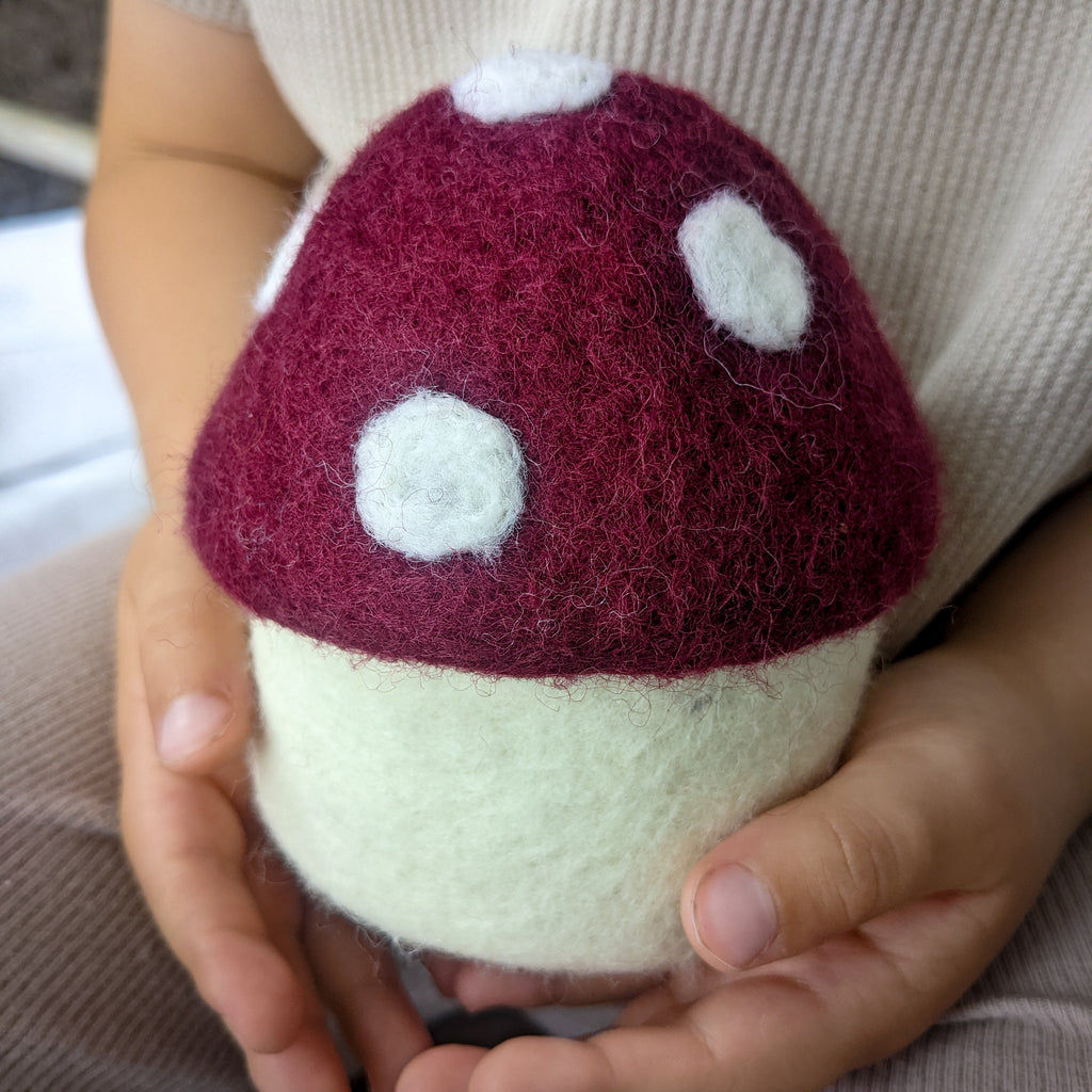 Felt Toadstool Treasure Box | 8 Colours (Mini)