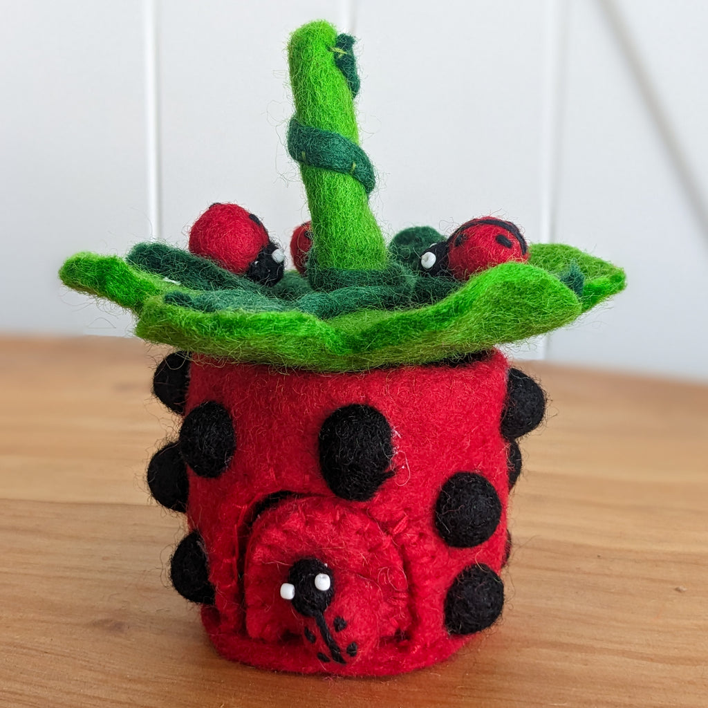 Felt Tiny Home - Ladybird