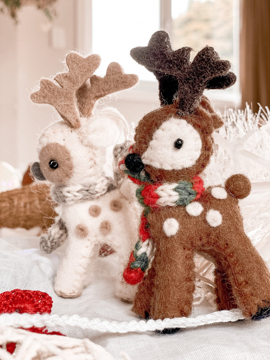 Christmas Decor - Felt Reindeer