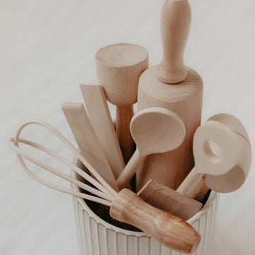 Eco Wooden Cooking and Baking Set