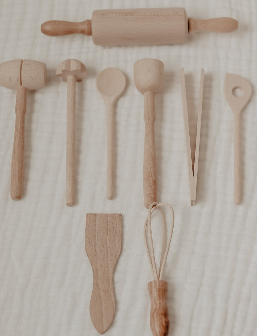 Eco Wooden Cooking and Baking Tool Set
