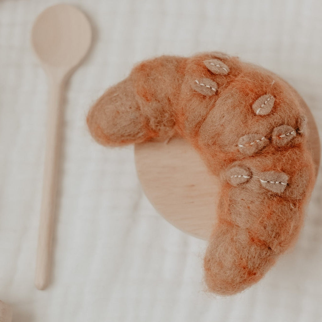 Tara Treasures | Felt Food - Almond Croissant