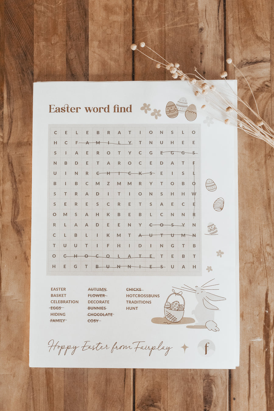 Easter Word Find