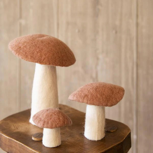 Muskhane Felt Mushrooms | Quartz Pink