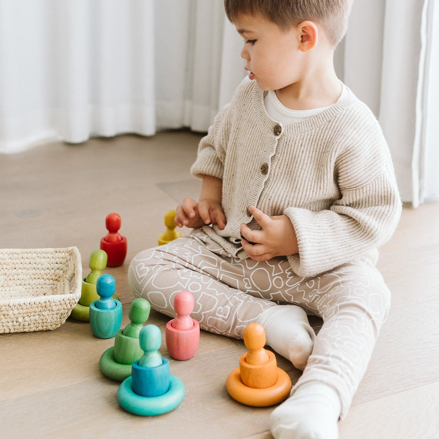 Qtoys | Montessori Rainbow Play Set
