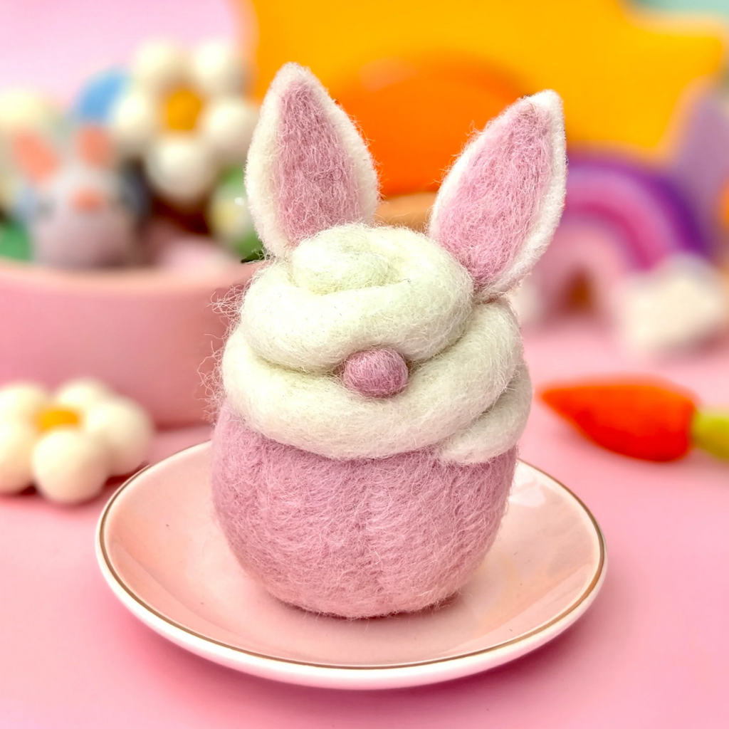 felt Easter cupcake