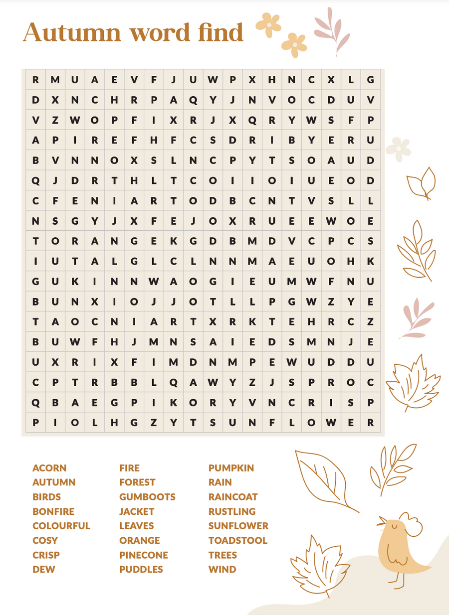 Free Activity Download | Autumn Word Find – Fairplay free-activity-download-autumn-word-find-fairplay