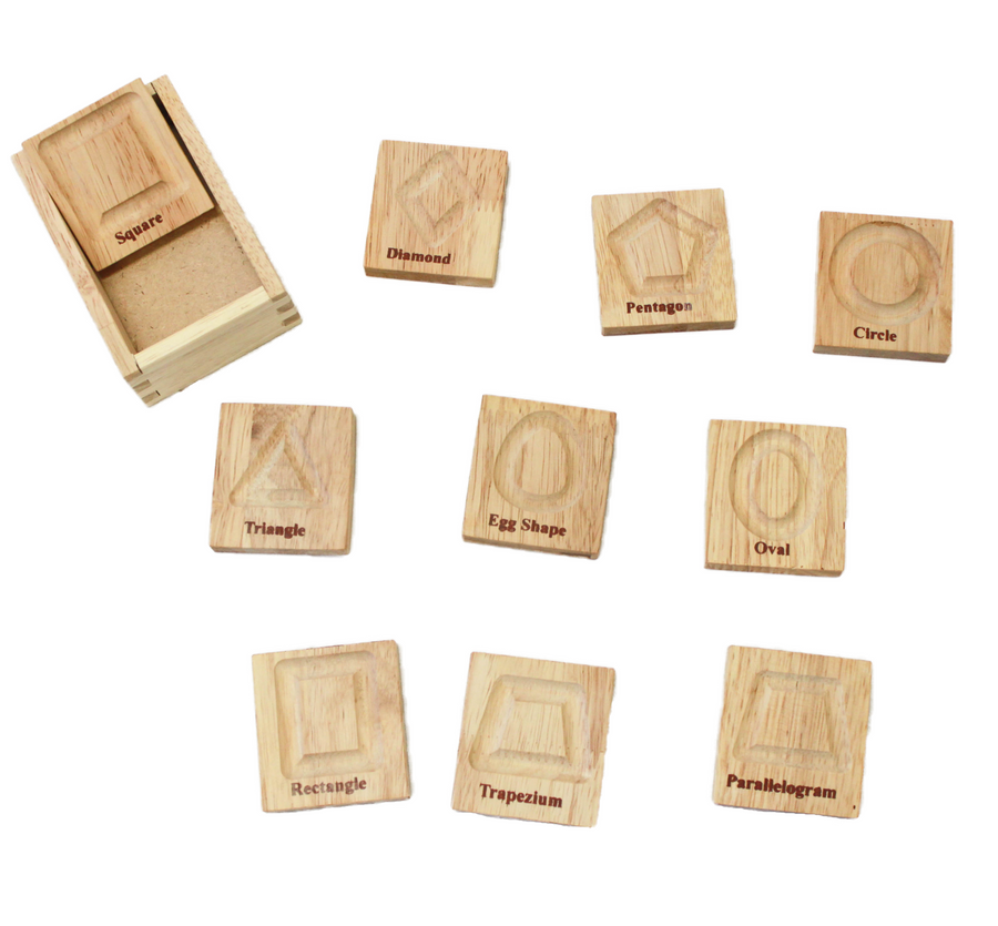 Qtoys | Shape Tracing Board Set (8 pieces)