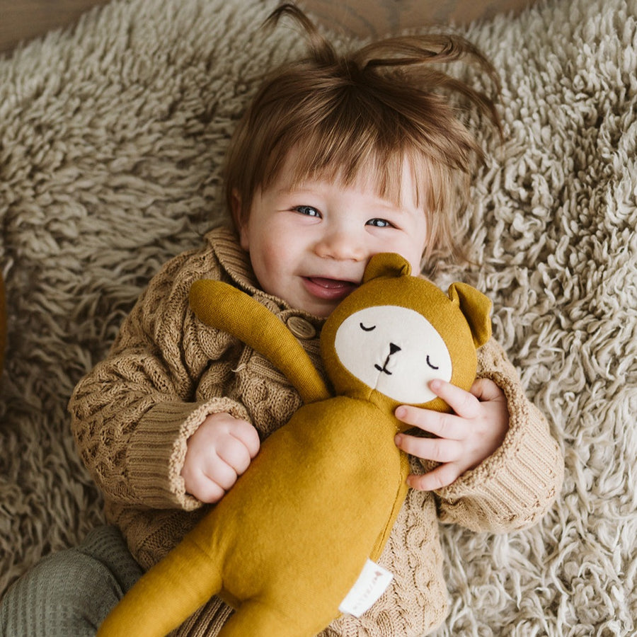 Organic Cotton Soft Toy Buddy Bear – Fairplay - Main Image