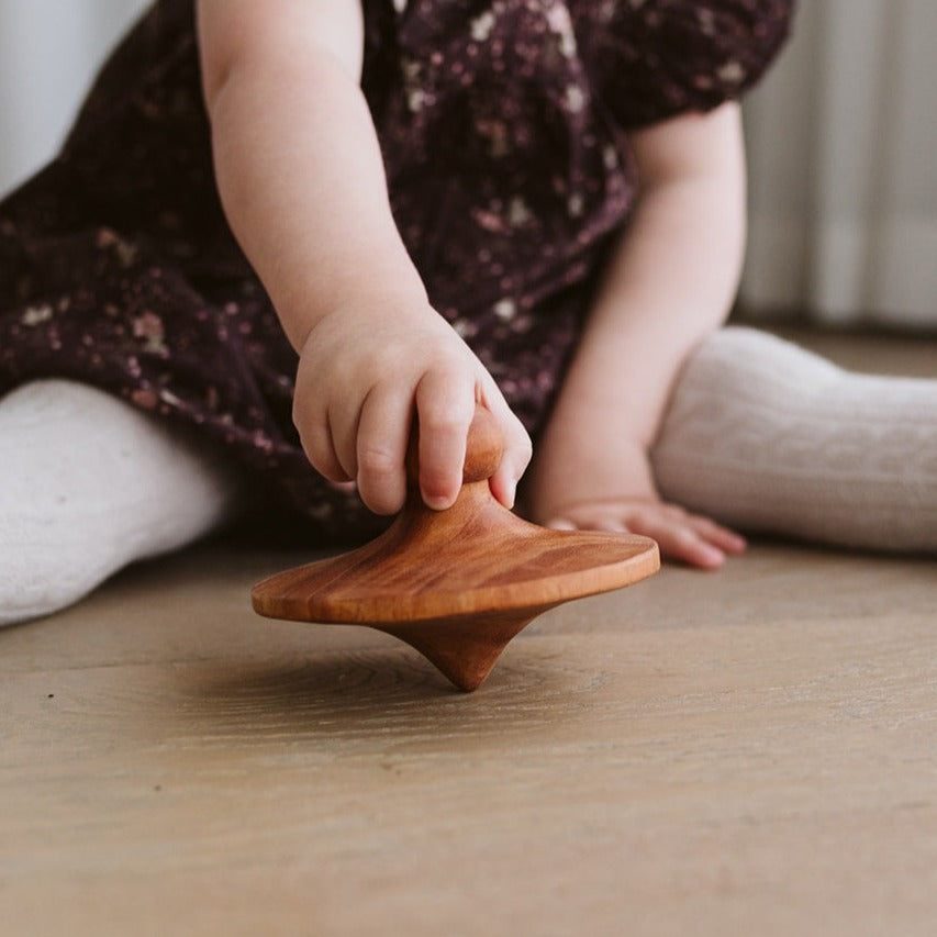Large Wooden Spinning Top