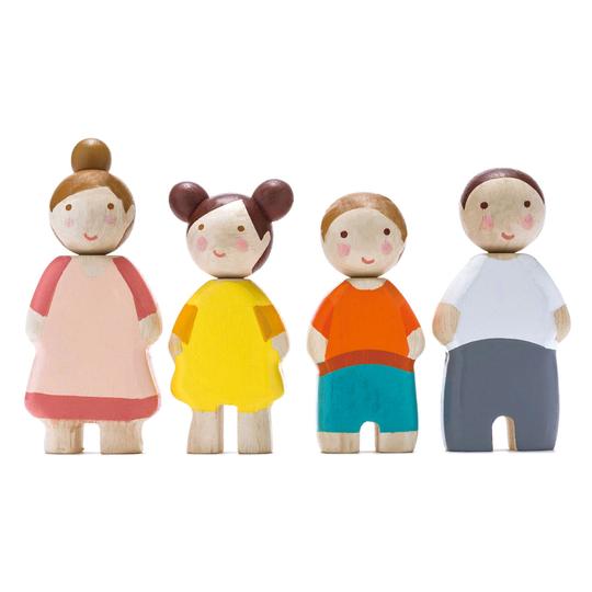 Wooden Dolls - The Leaf Family