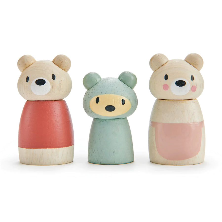 Wooden Animals - Bear Tales Family