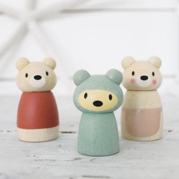 Tender Leaf Toys | Bear Tales Family Peg Dolls
