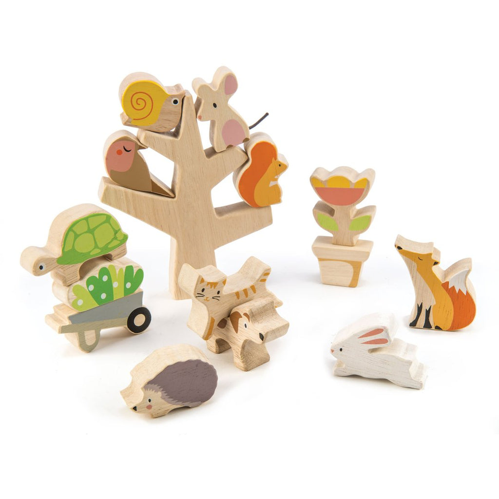 Tender Leaf Toys | Stacking Garden Woodland Friends