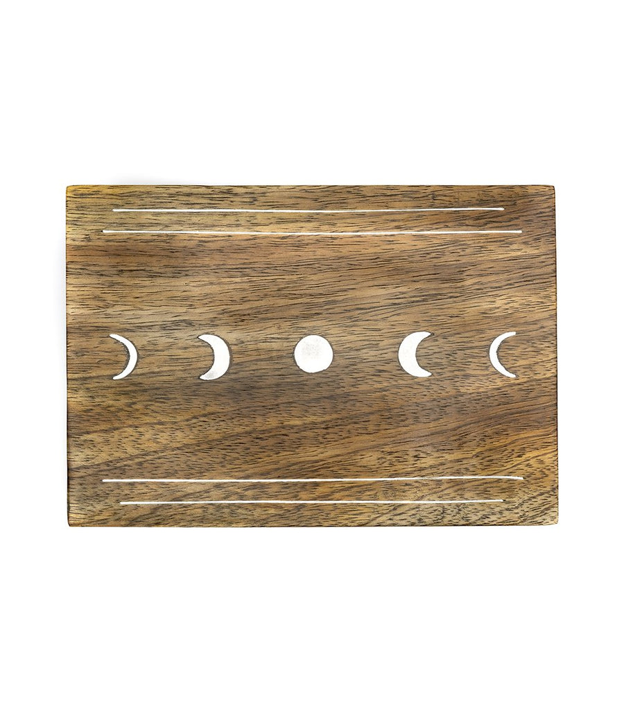 Wooden Keepsake Treasure Box - Lunar Design