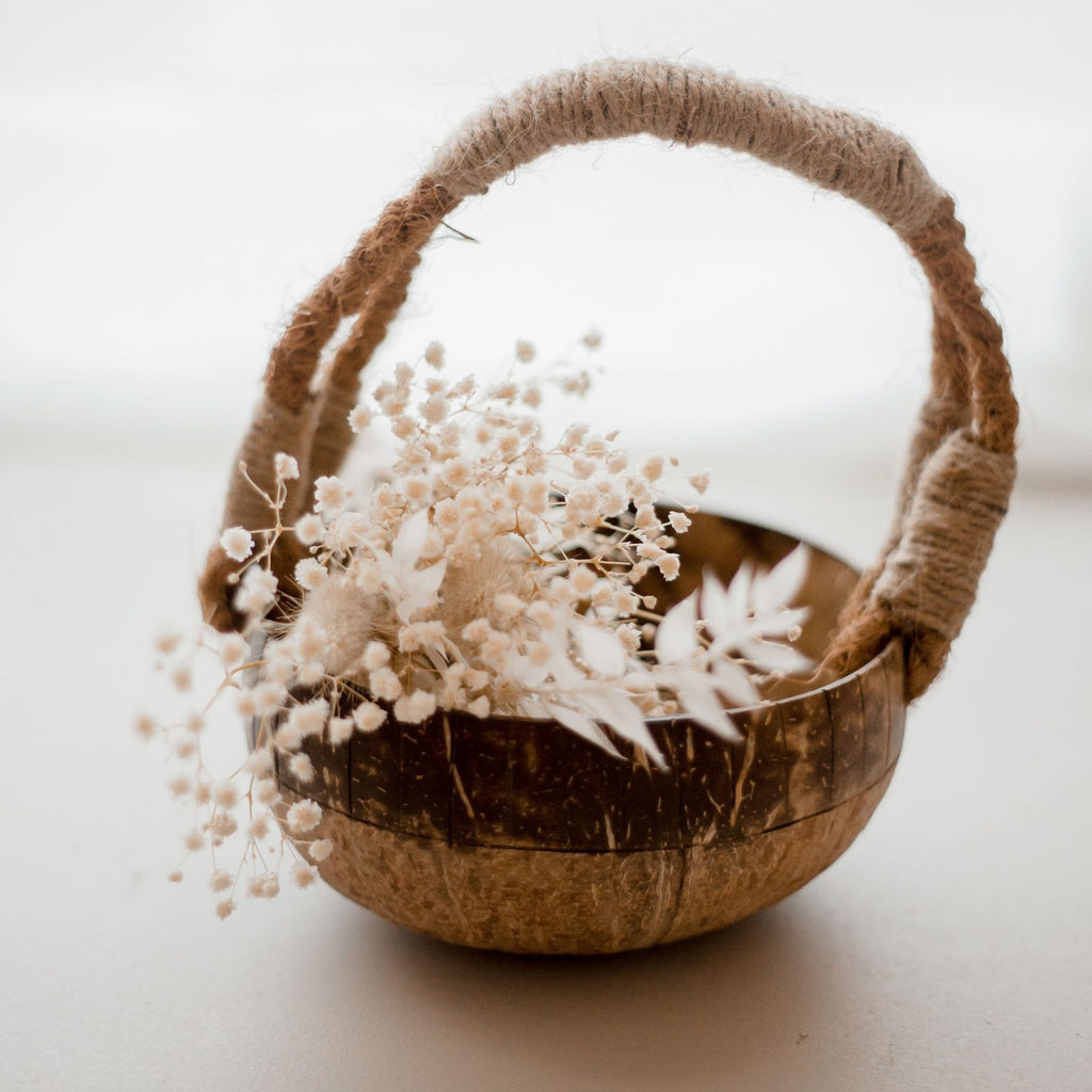 coconut basket decor nz