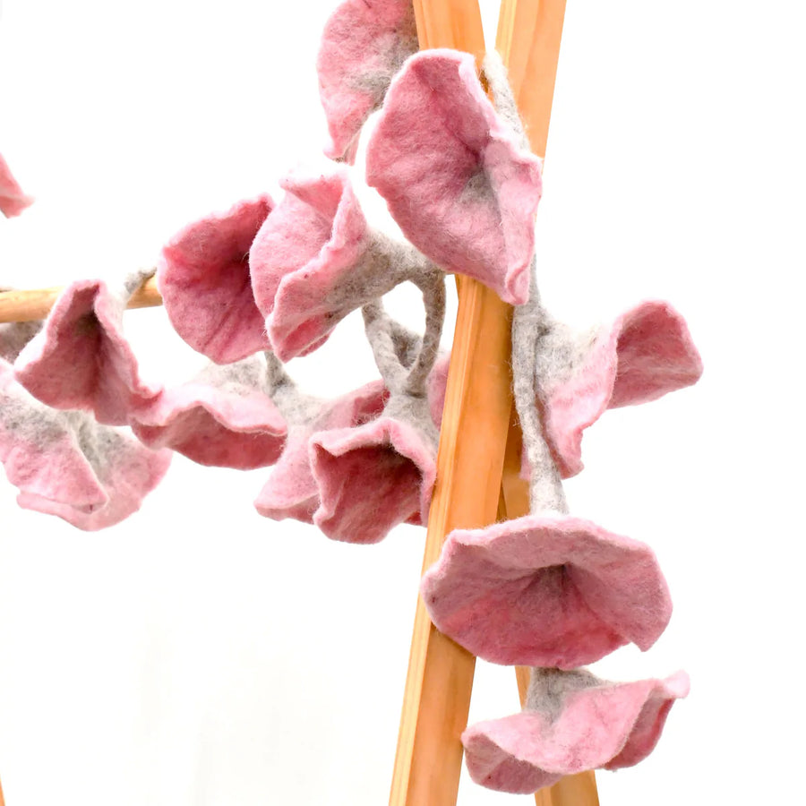 Felt Garland - Dusty Pink Flower Vine