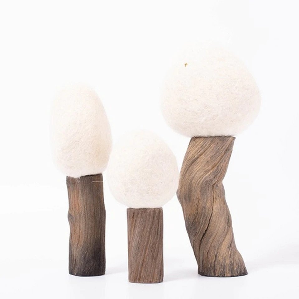 Earth Trees - Winter White