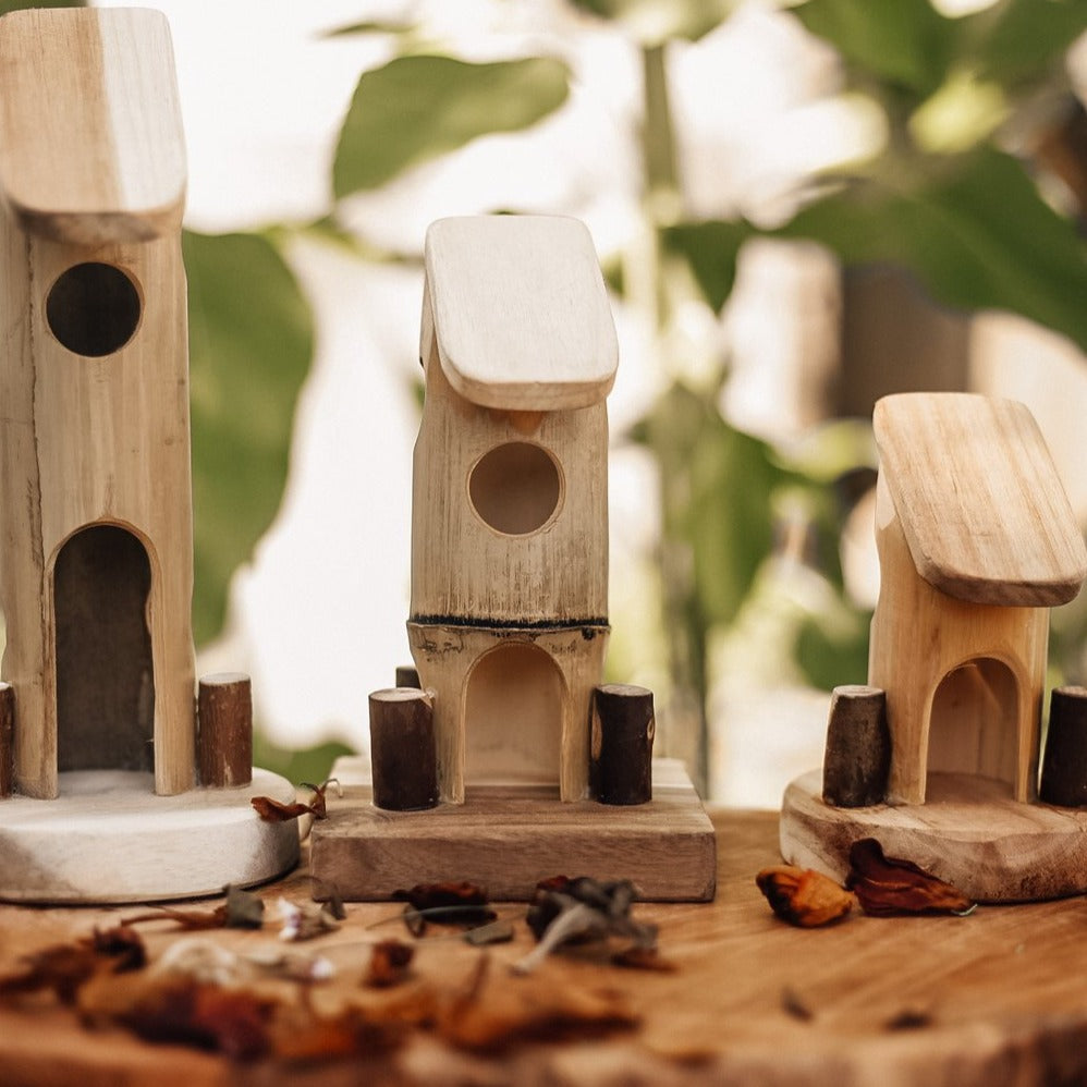  bamboo toy houses 