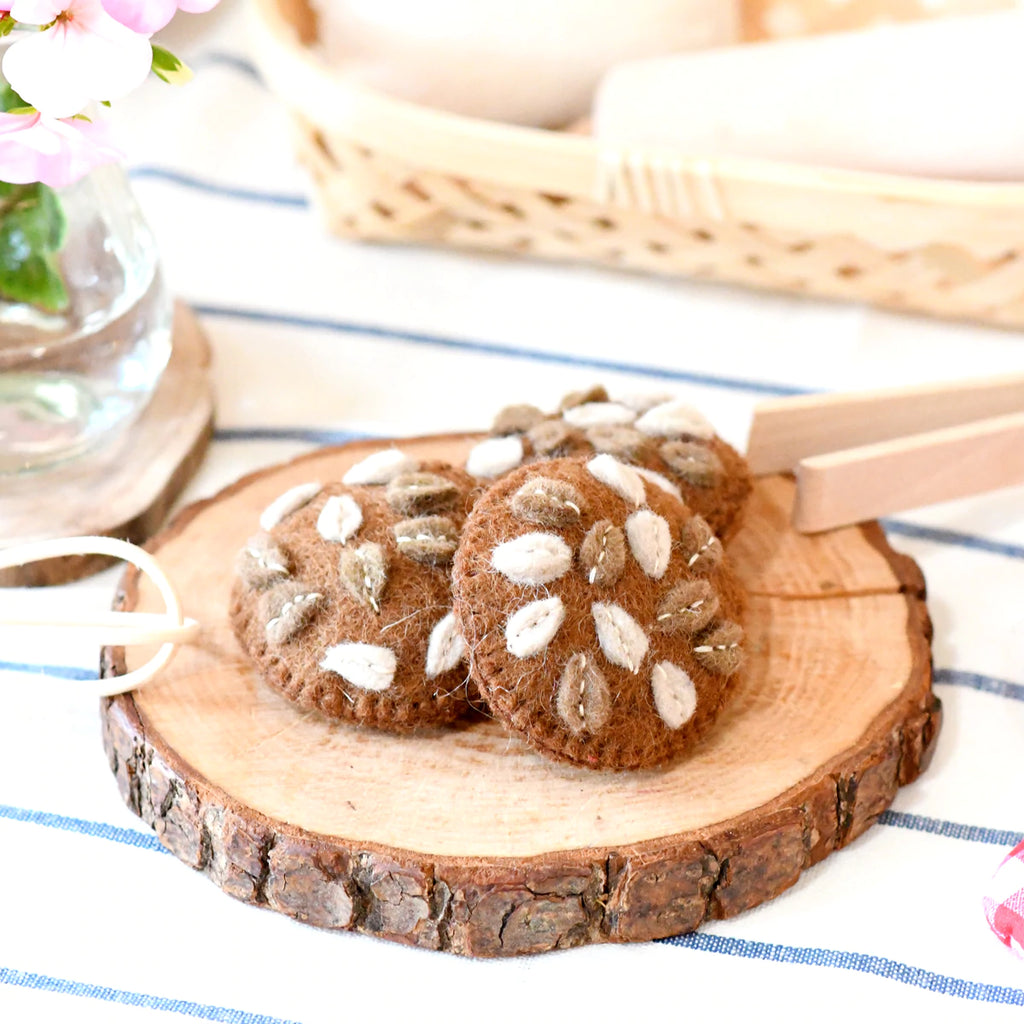 Tara Treasures | Felt Food - Anzac Biscuits