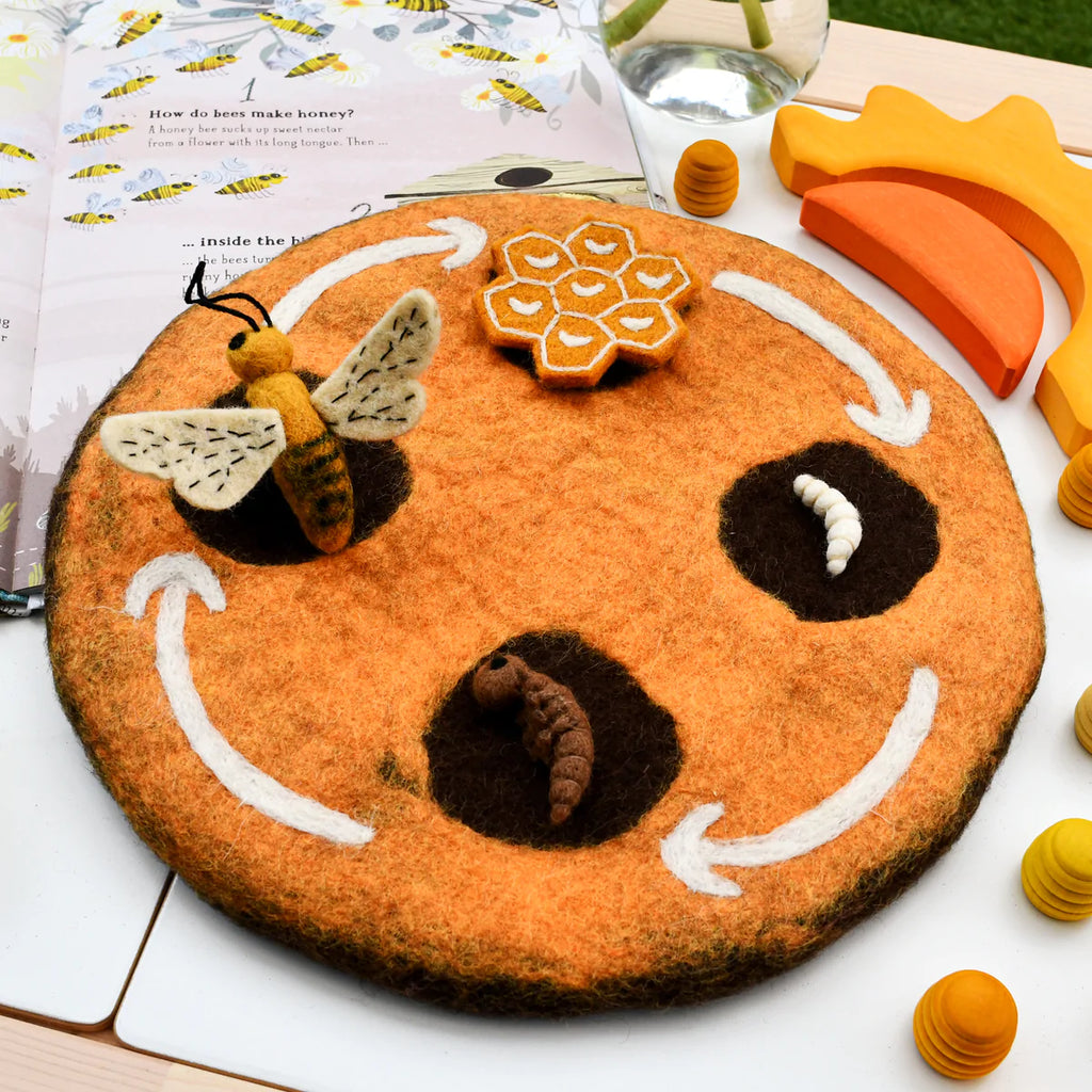 Tara Treasures | Felt Life Cycle of a Honey Bee