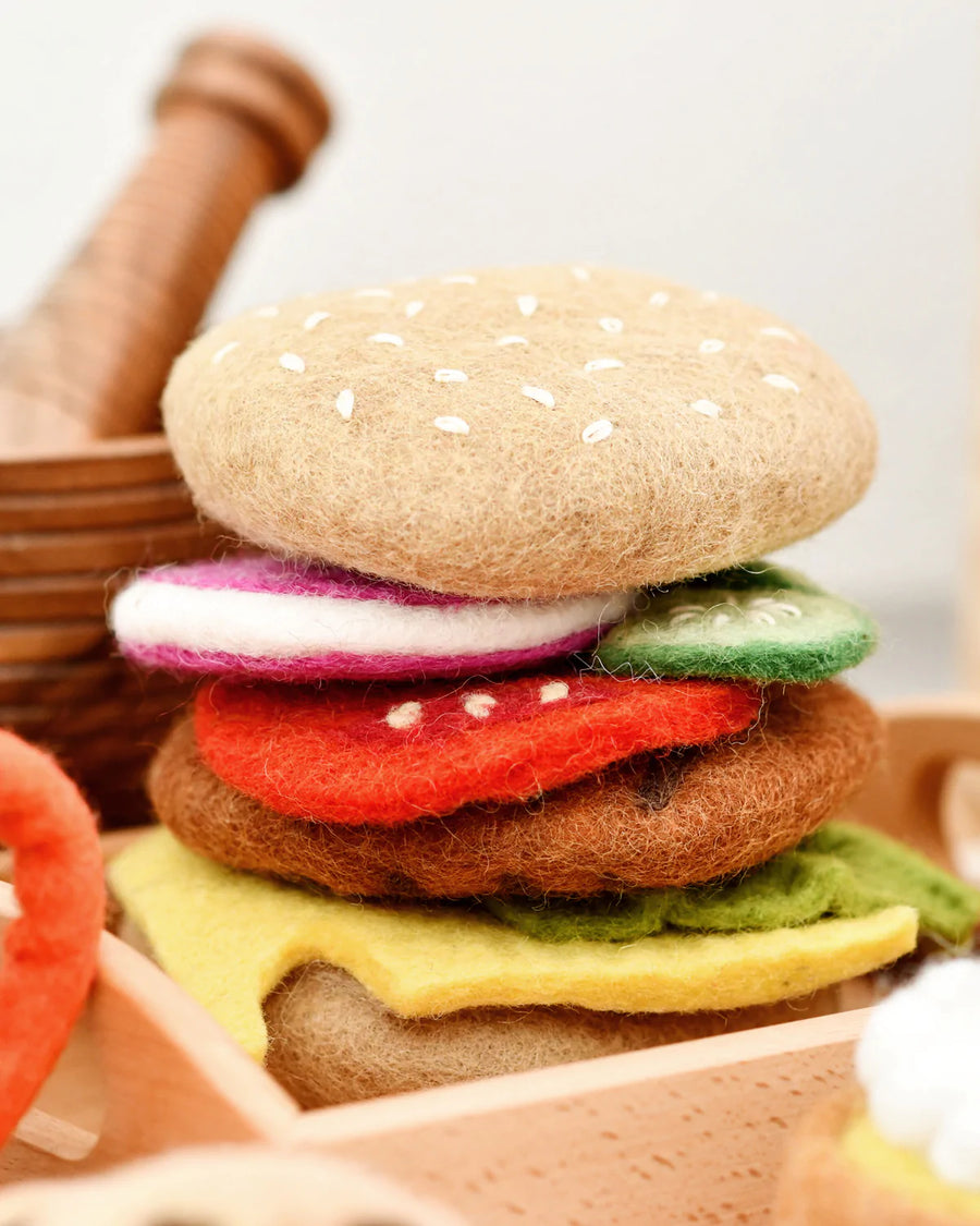 Felt Food | Burger Set