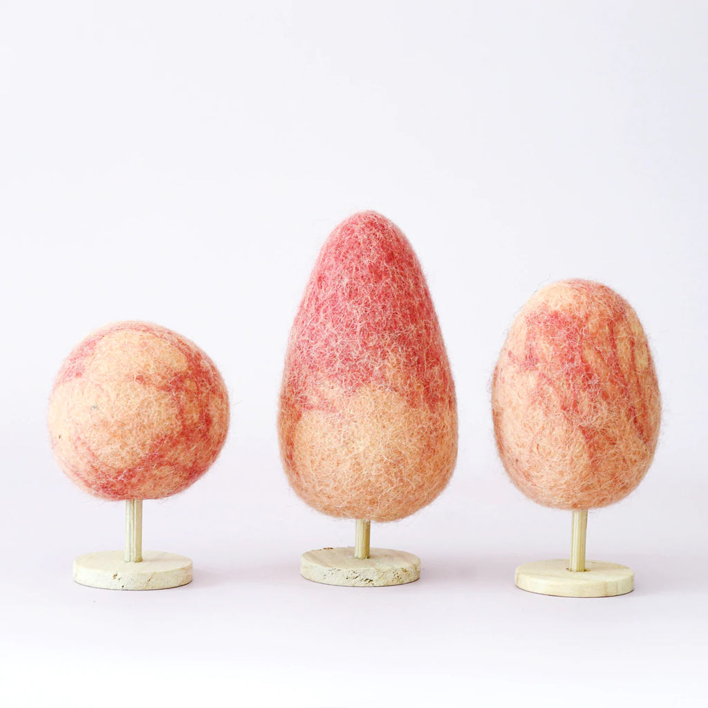 Felt tree toys