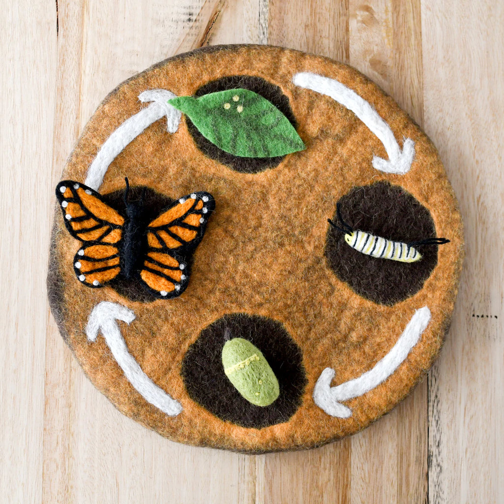 Tara Treasures | Felt Life Cycle of Monarch Butterfly
