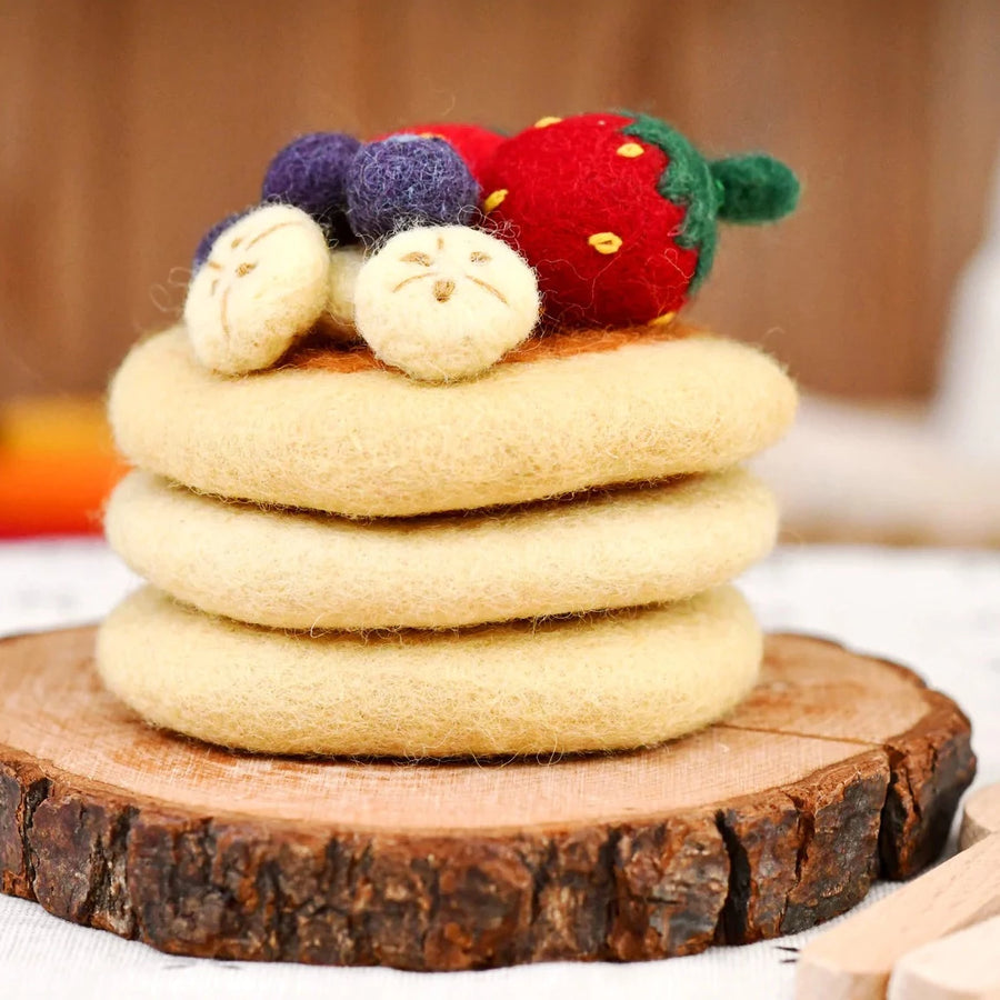 Play Food - Felt Pancake Stack
