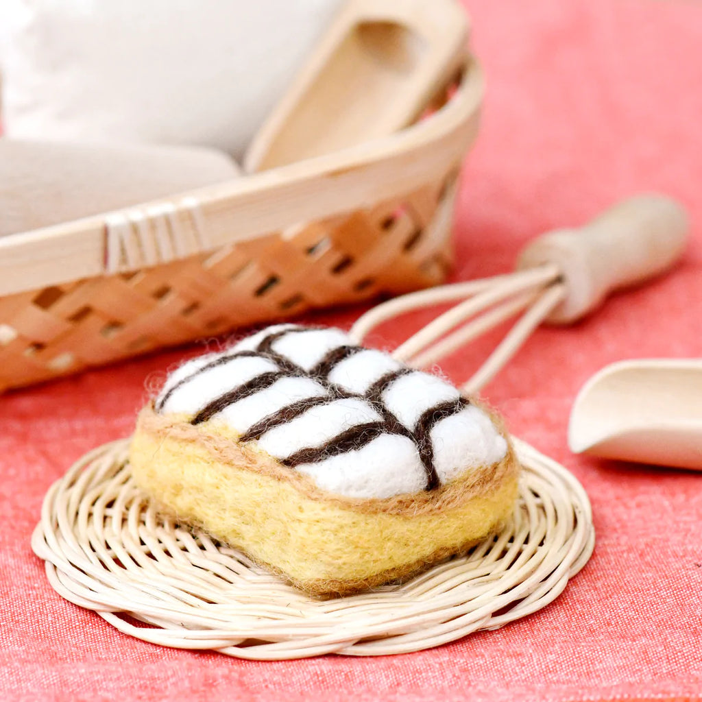 Tara Treasures | Felt Food - Mille Feuille Vanilla Slice