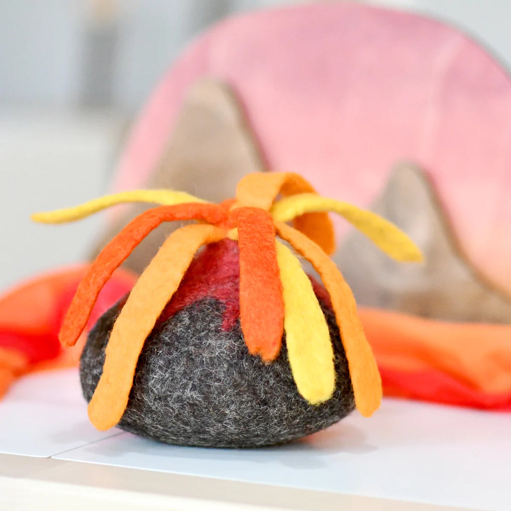 Tara Treasures | Felt Small World Accessories - Volcano