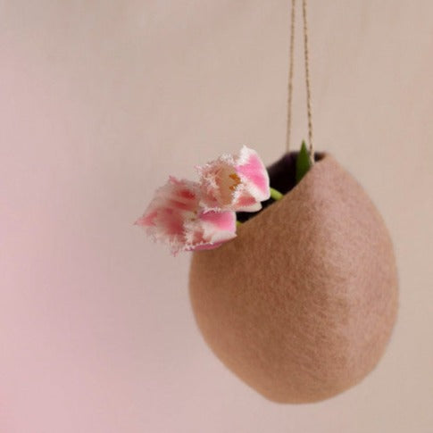 Muskhane Felt Hanging Nest Bowl | Four colours