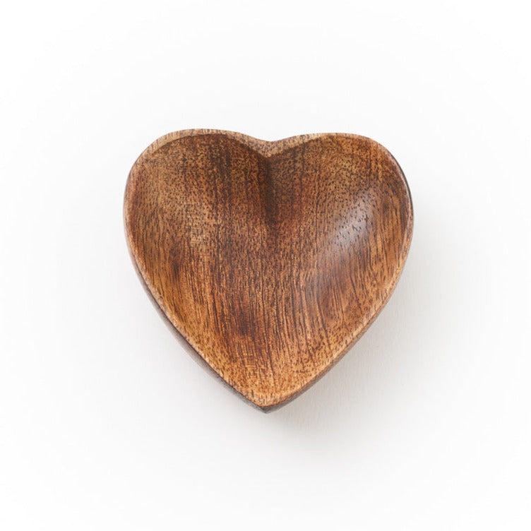 Wooden Heart Dish