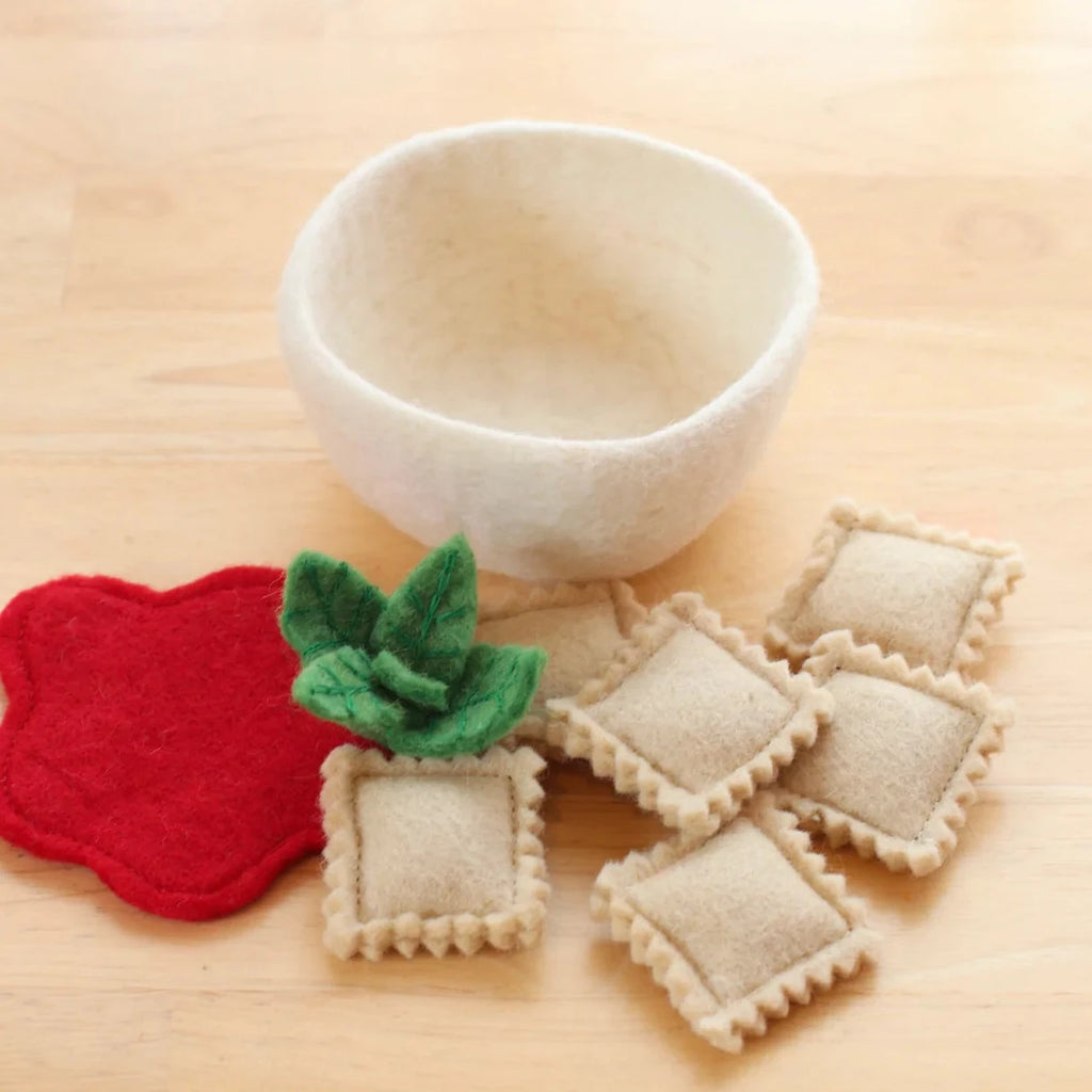 Juni Moon | Felt Food - Ravioli Pasta Set (9 pieces)