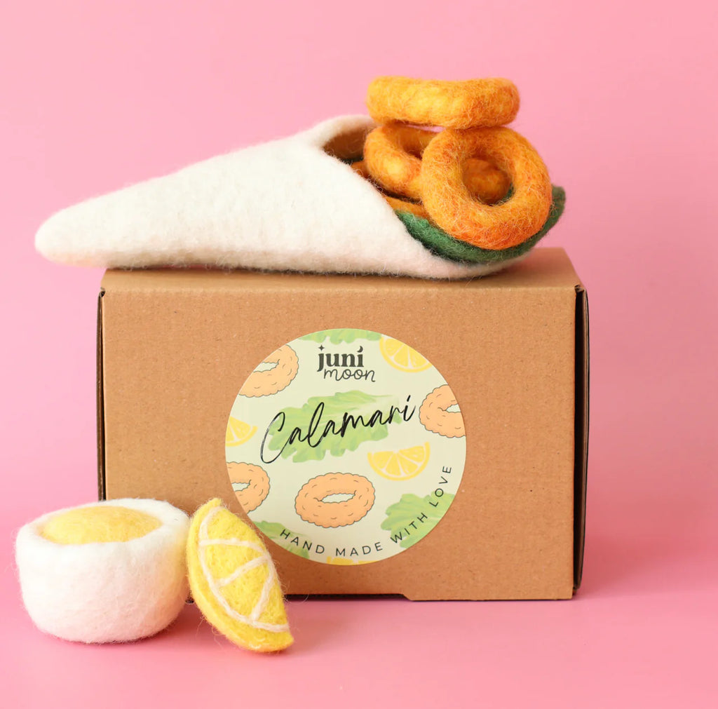 Juni Moon Calamari Felt Food Set