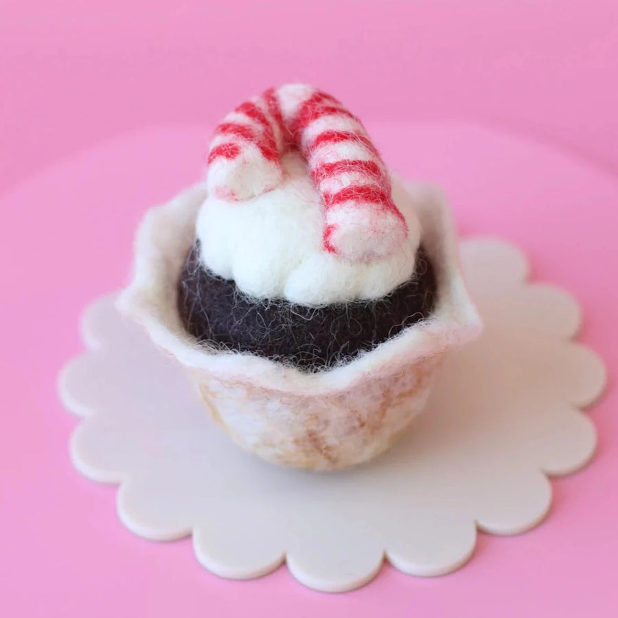 Felt Food | Christmas Cupcakes