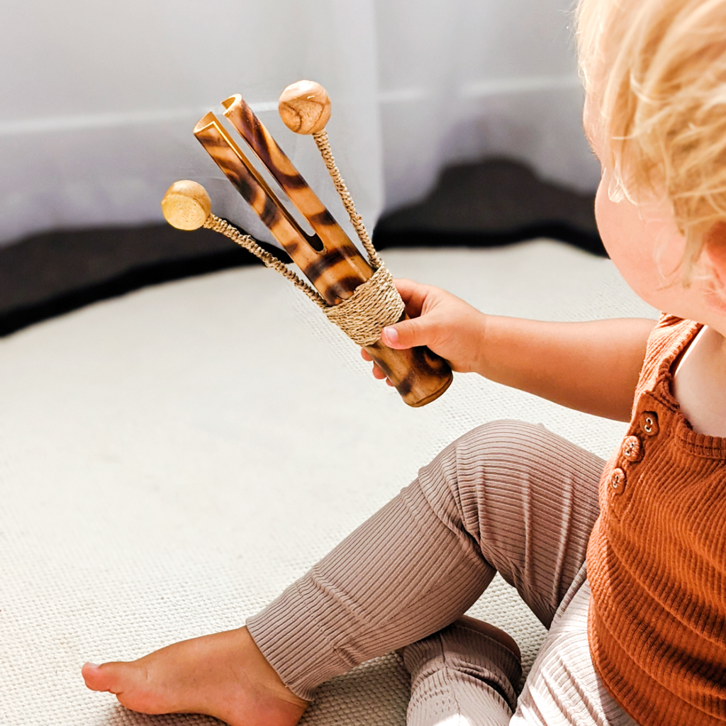bamboo shaker musical toy for kids