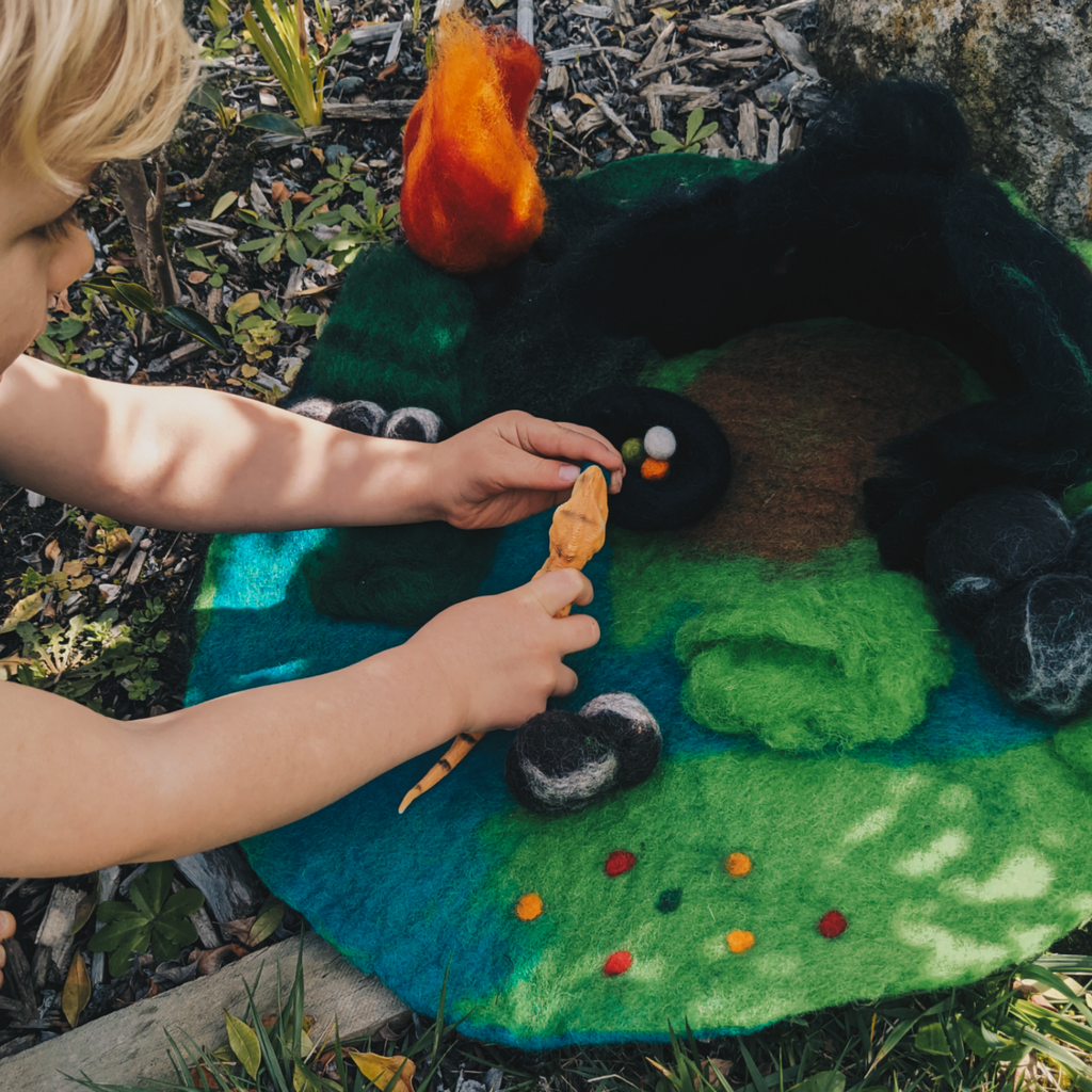 Felt Play Mat - Enchanted Cave