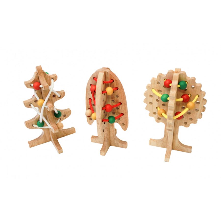 Qtoys | Wooden Lacing Trees