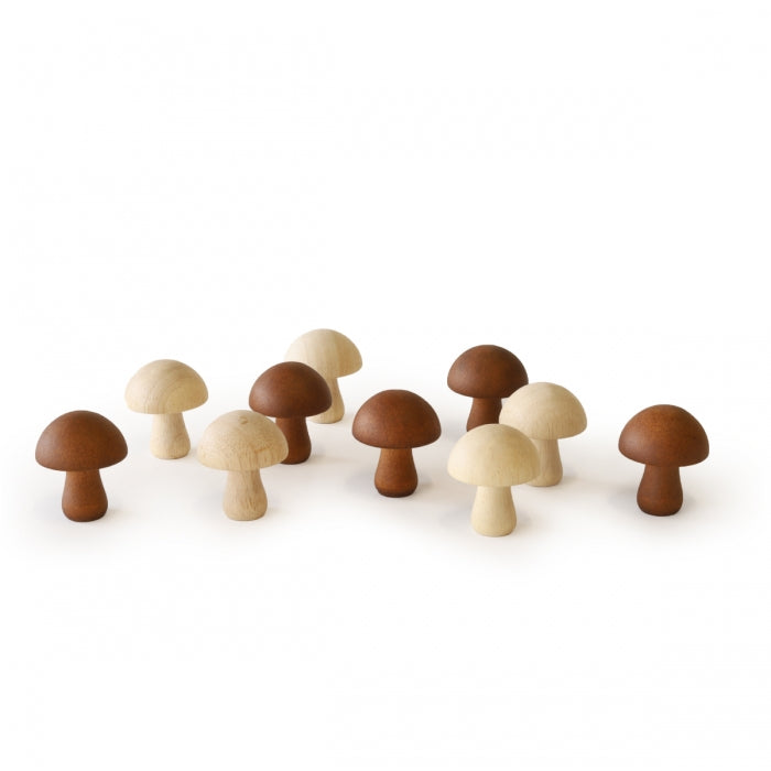 Qtoys | Wooden Mushroom Set - Natural