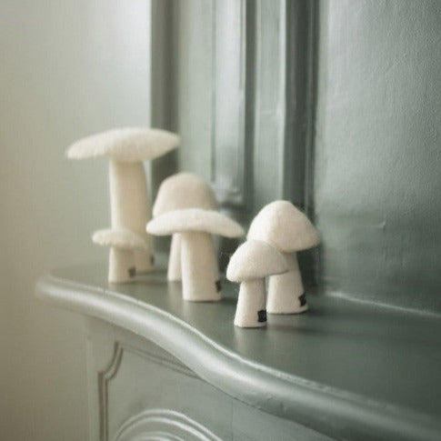Muskhane Felt Mushrooms | Natural