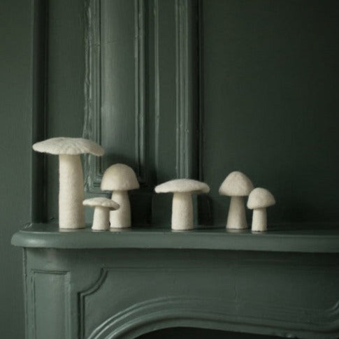 Muskhane Felt Mushrooms | Natural