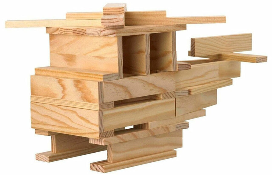 Qtoys | Wooden Plank Building Set - 200 pieces