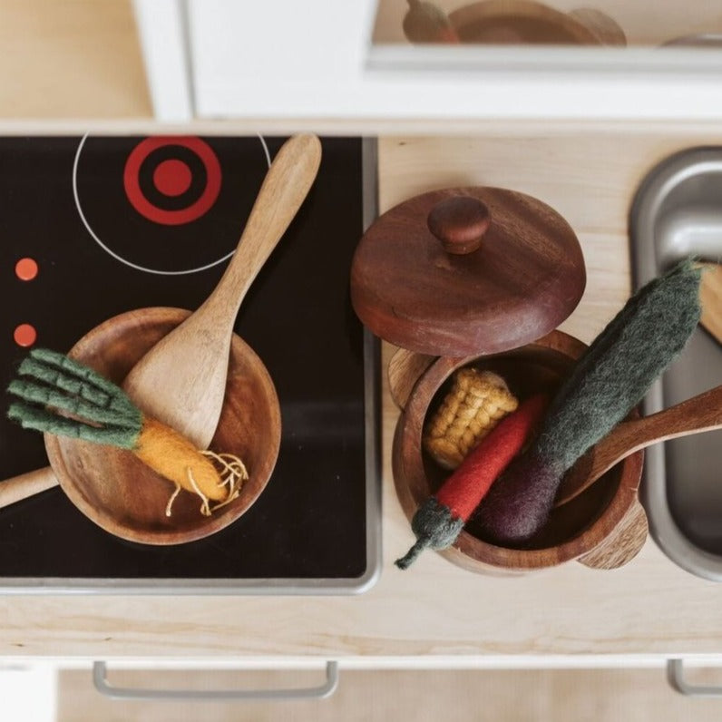 Felt, vegetable toy set. Eco-friendly and fair trade felt toys. 